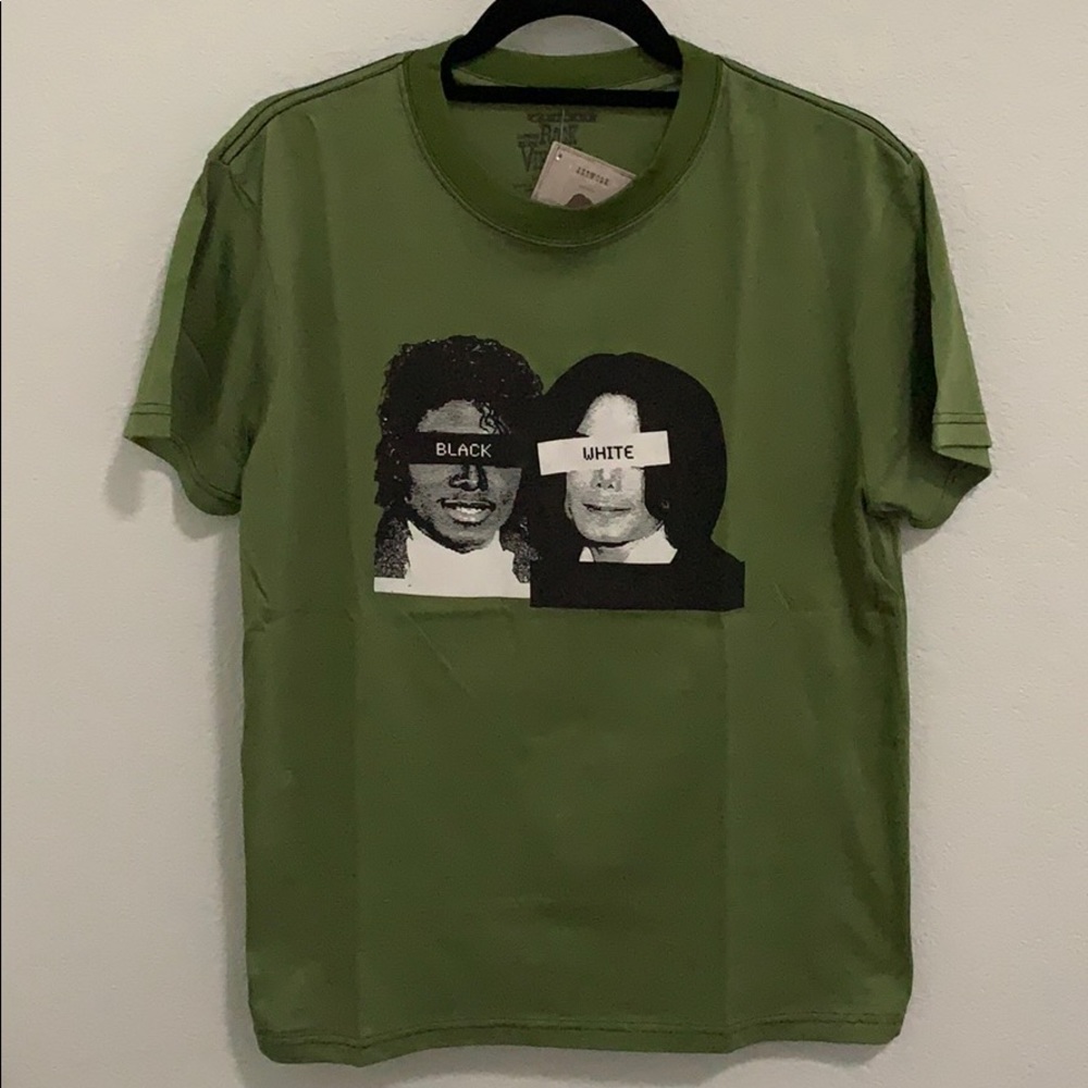 Michael Jackson Blk & Wht Rock Vintage T Shirt